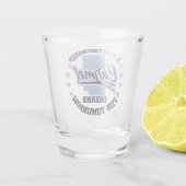 Carmel, Indiana Shot Glas (Achterkant)