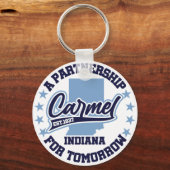 Carmel, Indiana Sleutelhanger (Voorkant)