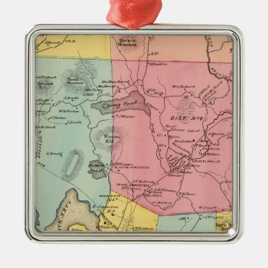 Carmel, stad metalen ornament (Voorkant)