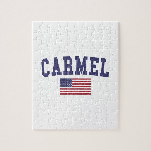 Carmel US Flag Legpuzzel (Verticaal)