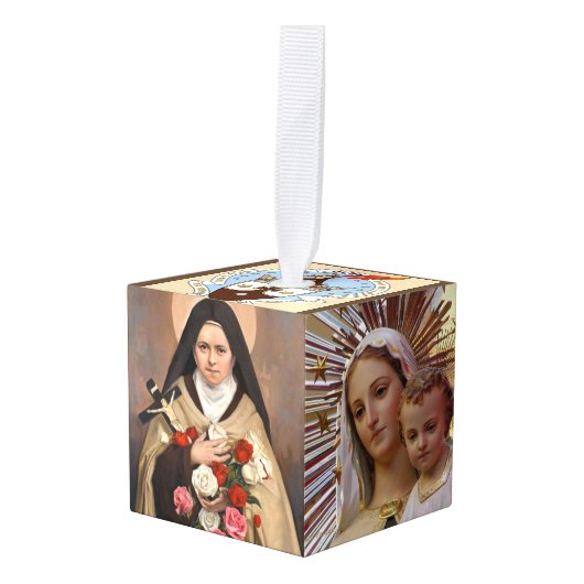 Carmelite Saints Ornament Cube (Voorkant hoekig)