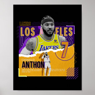 Carmelo-anthony-basketbal-papier-poster-lakers Ac Poster
