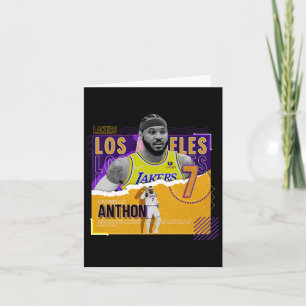 Carmelo-anthony -basketball-paper-poster-lakers Ac Kaart