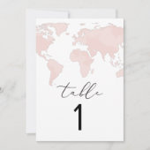 CARMEN Adventure Travel Pink Map Carte Numéro de l (Devant)