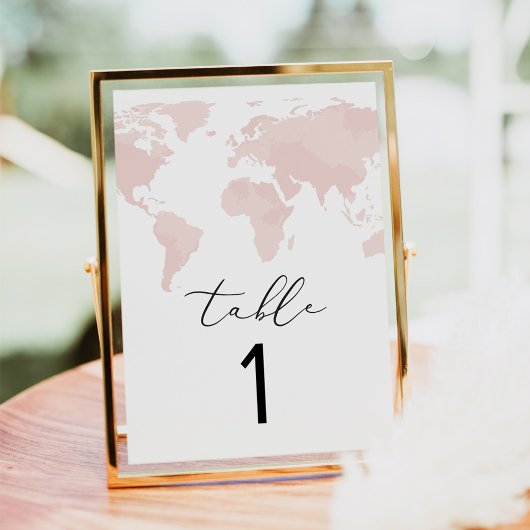 CARMEN Adventure Travel Pink Map Carte Numéro de l