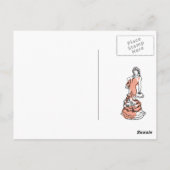 Carmen baila briefkaart (Achterkant)