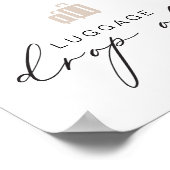 CARMEN Beige Reizen Thema Bagage Drop Off Poster (Hoek)