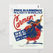 Carmen Briefkaart (Voorkant / Achterkant)