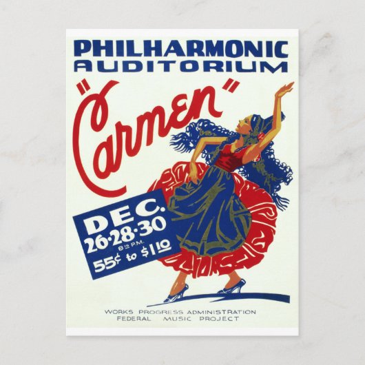 Carmen Briefkaart (Voorkant)