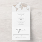 CARMEN Carte Aquarelle Voyage Destination Mariage (À l'intérieur)