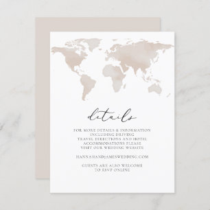 Carmen - Carte Aquarelle Voyage Détails de l'avent