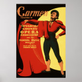 Carmen, de opera poster (Voorkant)