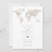 CARMEN Destination Aquarelle Carte Mariage de voya (Devant)