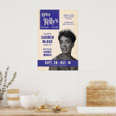 Carmen McRae jazzposter - Mister Kelly's Poster (Keuken)