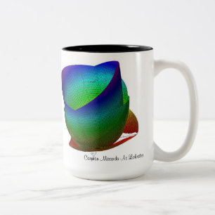 Carmen Miranda As Lobster Tweekleurige Koffiemok