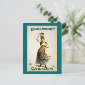 Carmen, Opera 1896 Briefkaart (Staand voorkant)