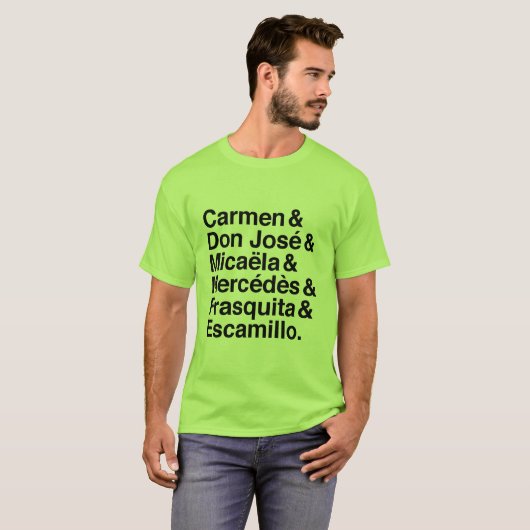 Carmen, tshirt (Voorkant volledig)
