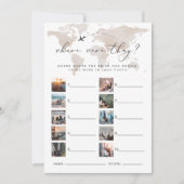 CARMEN Voyage Où Étaient-Ils La Carte De Jeu Nupti (Devant)