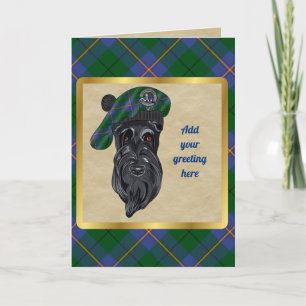 Carmichael Badge & Tartan Gepersonaliseerde Kaart