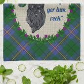 Carmichael Scottie Chien serviette de cuisine (Plié)