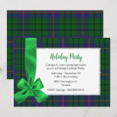 Carmichael Tartan heeft een kerstfeest gevierd Kaart (Voorkant / Achterkant)