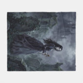 Carmilla Wandering the Styrian Mist Fleece Deken (Voorkant (Horizontaal))