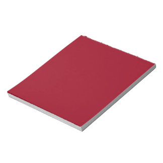 Carmine (effen kleur) notitieblok