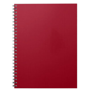 Carmine (effen kleur) notitieboek