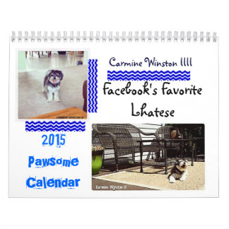 Carmine Winston III "Pawsome Calendar 2015" Kalender