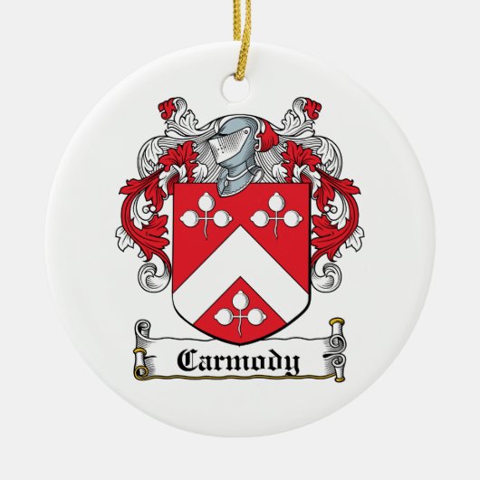 Carmody Family Crest Keramisch Ornament (Voorkant)