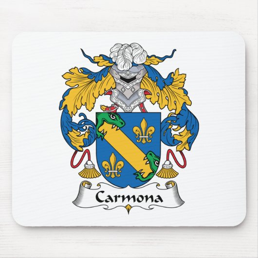 Carmona Family Crest Muismat (Voorkant)
