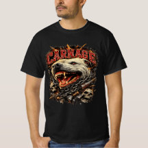 Carnage Wolf Schedel T-Shirt