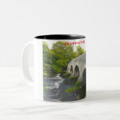 Carnalway Bridge Kildare Mug à café à deux tons (Devant gauche)