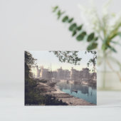 Carnarvon Castle Wales,  briefkaart (Staand voorkant)