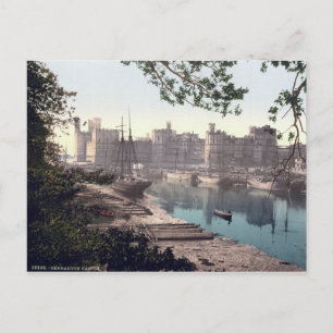 Carnarvon Castle Wales, briefkaart