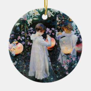 Carnatie, Lily, Lily, Roos - John Singer Sargent Keramisch Ornament