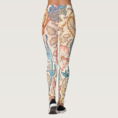 Carnatie, William Morris Leggings (Achterkant)