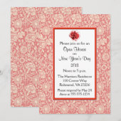 Carnaties Open House Nieuwjaarsdag Kaart (Voorkant / Achterkant)