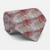 Carnation blanche et rose Cravate florale (Roulé)