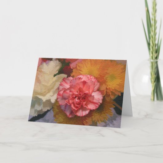 Carnation Carte d'anniversaire (Devant)