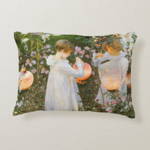 Carnation, Lily, Lily, Rose door John Singer Sarge Decoratief Kussen