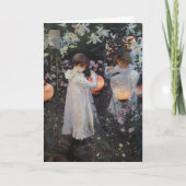 Carnation Lily Rose Sargent Carte de voeux (Devant)