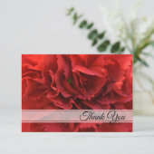 Carnation rouge Merci floral pour votre sympathie (Debout devant)