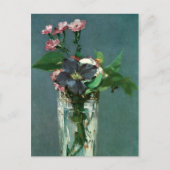 Carnations et clématites par Edouard Manet Carte P (Devant)