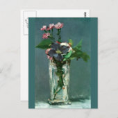 Carnations et clématites par Edouard Manet Carte P (Devant / Derrière)