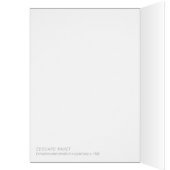 Carnations Manet clematis Carte de voeux Floral (Intérieur (Gauche))