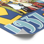 carnaval 1937 Panama Travel Poster (Hoek)