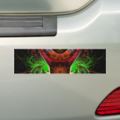 Carnaval Abstracte Art Bumpersticker (Op auto)