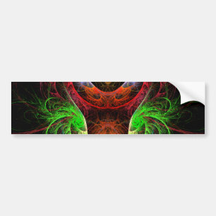 Carnaval Abstracte Art Bumpersticker