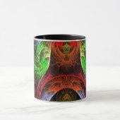 Carnaval Abstracte koffie Mok (Midden)